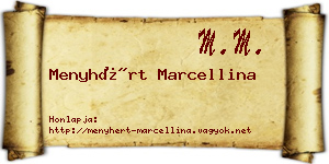 Menyhért Marcellina névjegykártya